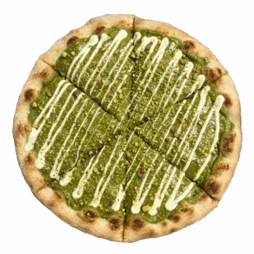 Pizza Choco Blanco y Pistacho