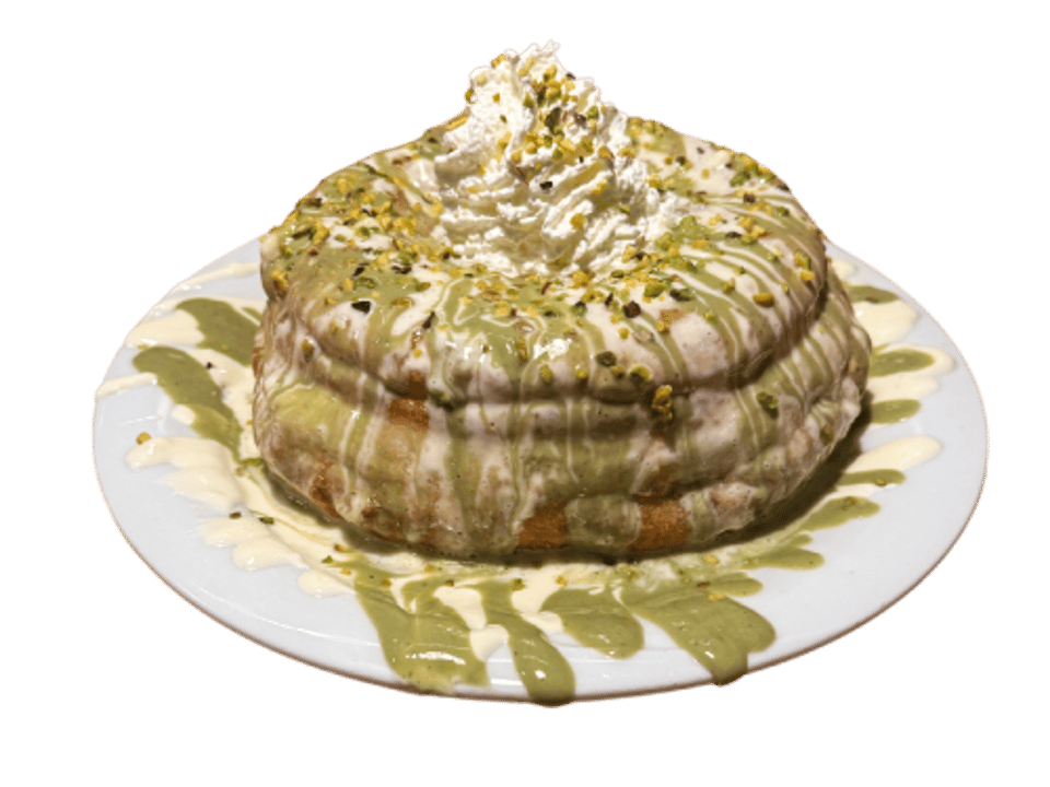 Graffa chocolate blanco y pistacho
